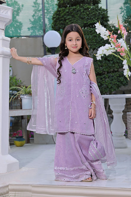 Embroidered Organza Plazo 3pc Suit | New Arrivals | P3220