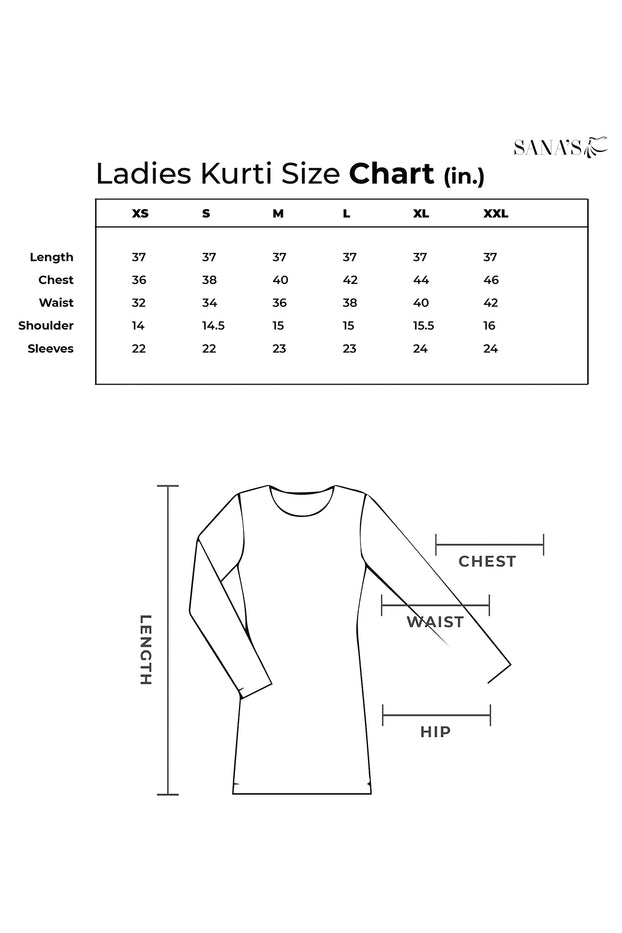 Embroidered Cotton Net Kurti | WWC18 | K871