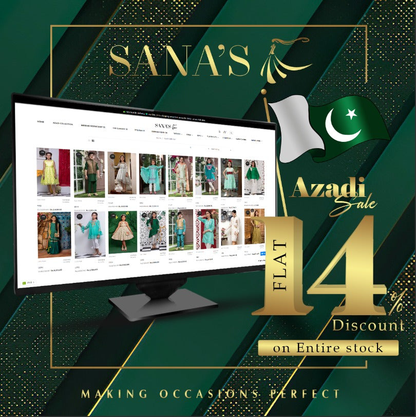 Azadi Sale Flat 14% OFF