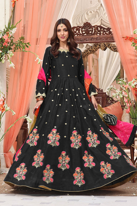 Aari Embroidered Long Maxi | SHENDI | M123240