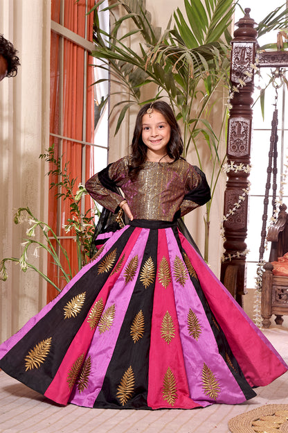 Moonlight & Raw Silk Lehenga Choli | SHENDI | L3135