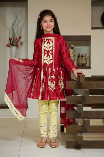 Embroidered Ethnic 3pc Suit | GFC16 | S657