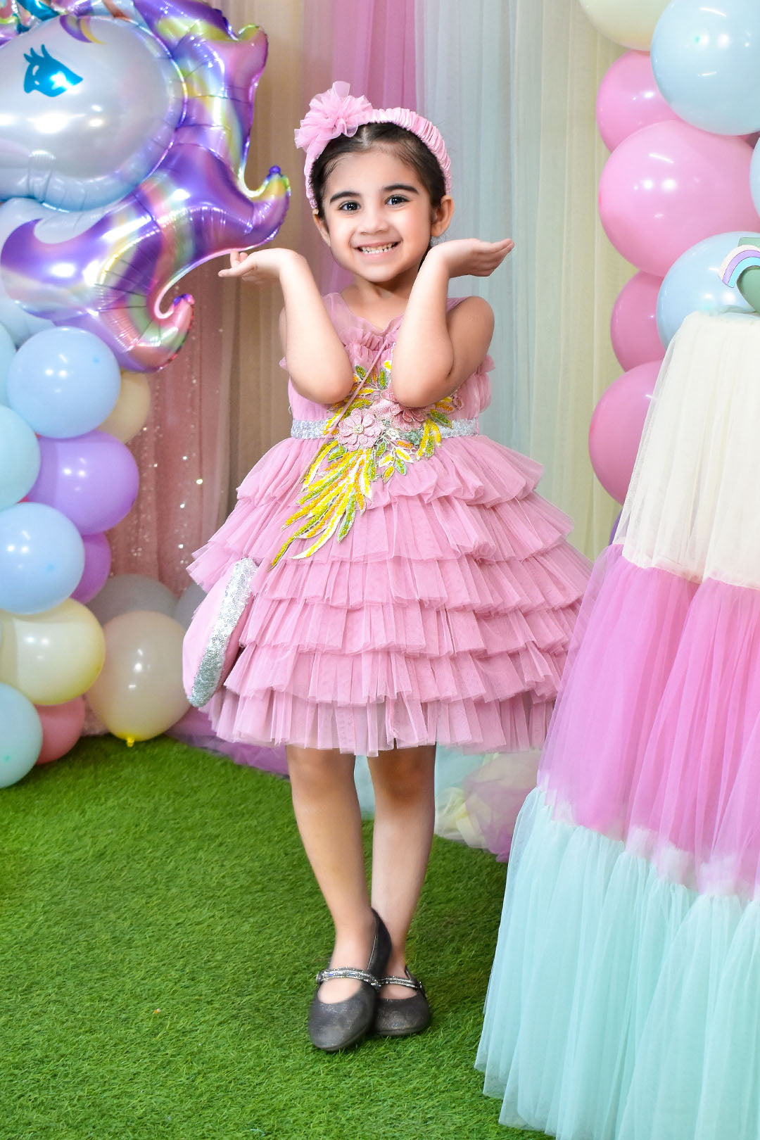 Multi Layers Frock | BIRTHDAY BASH | F2307