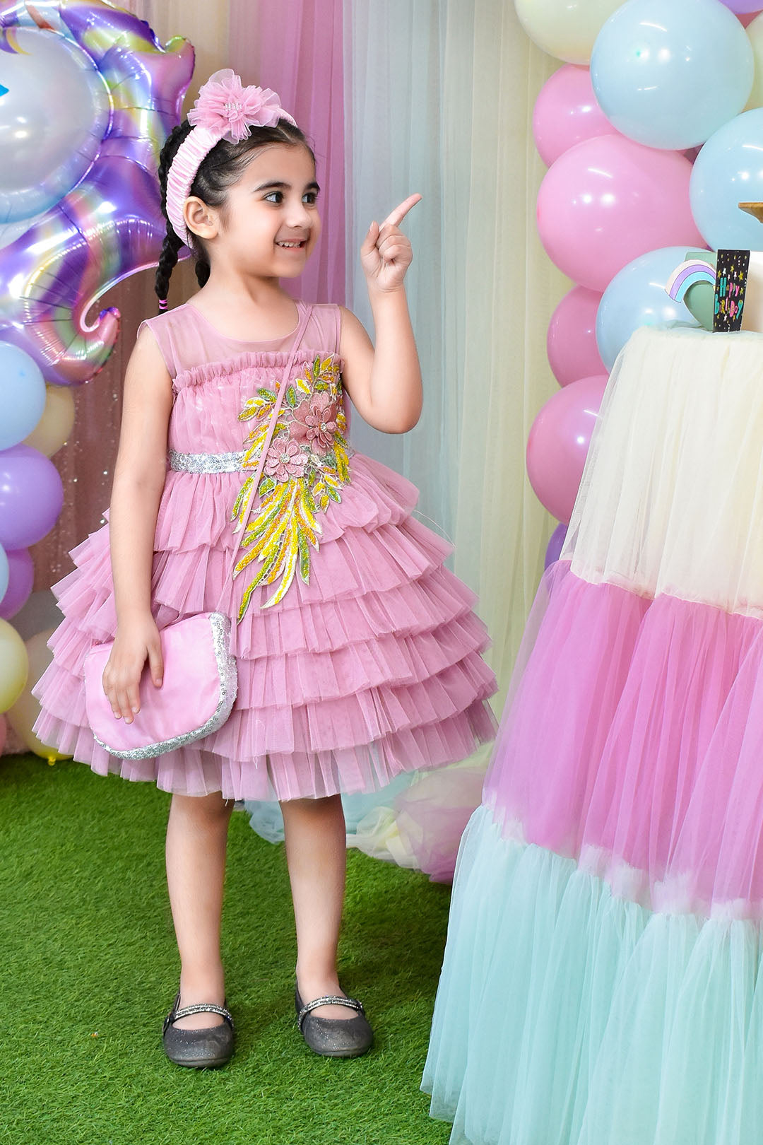 Multi Layers Frock | BIRTHDAY BASH | F2307