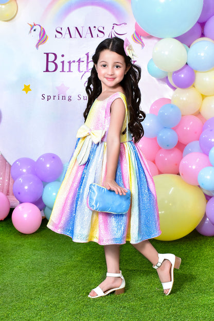 Matt Sequins Multi Color Frock | BIRTHDAY BASH | F2303