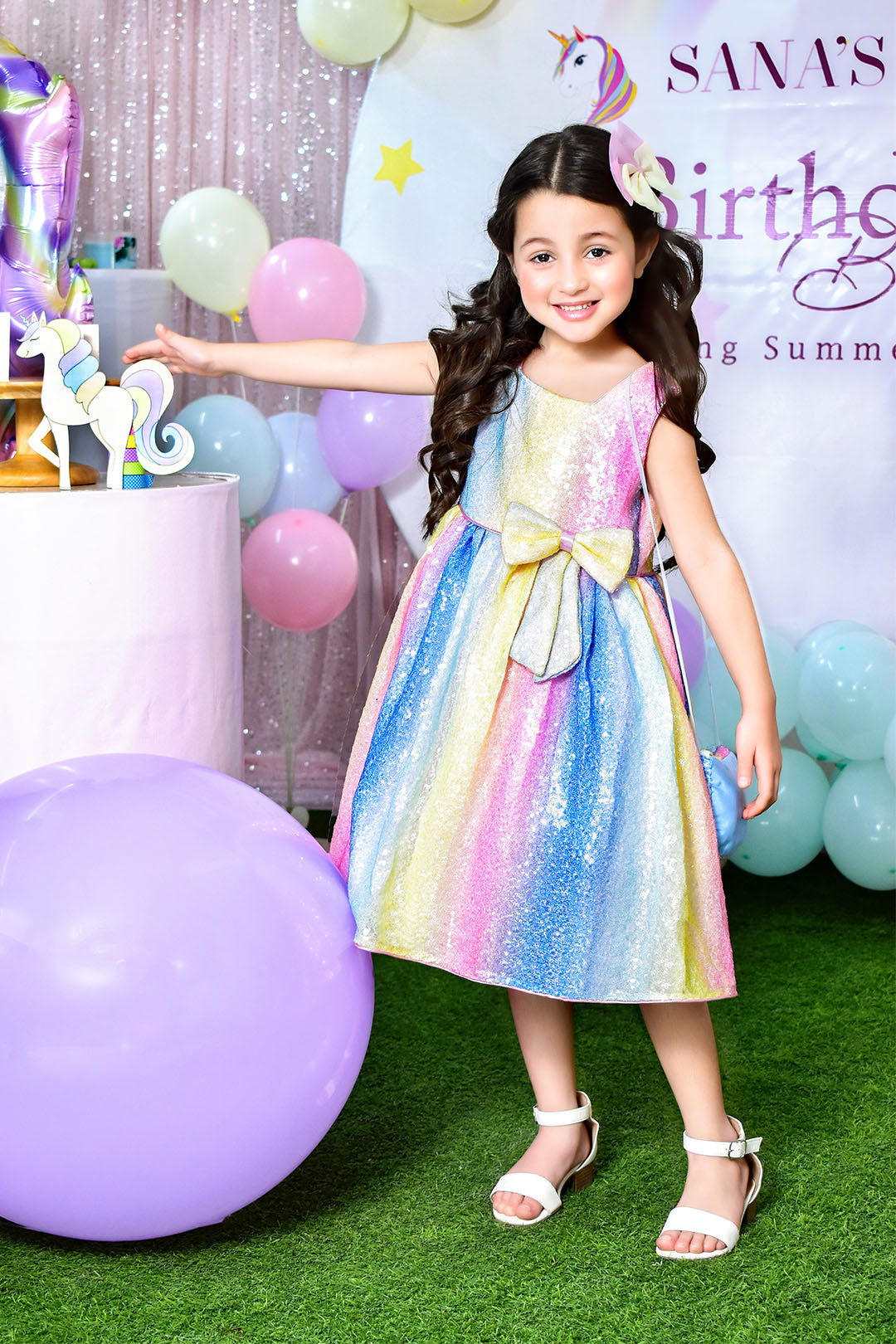 Matt Sequins Multi Color Frock | BIRTHDAY BASH | F2303