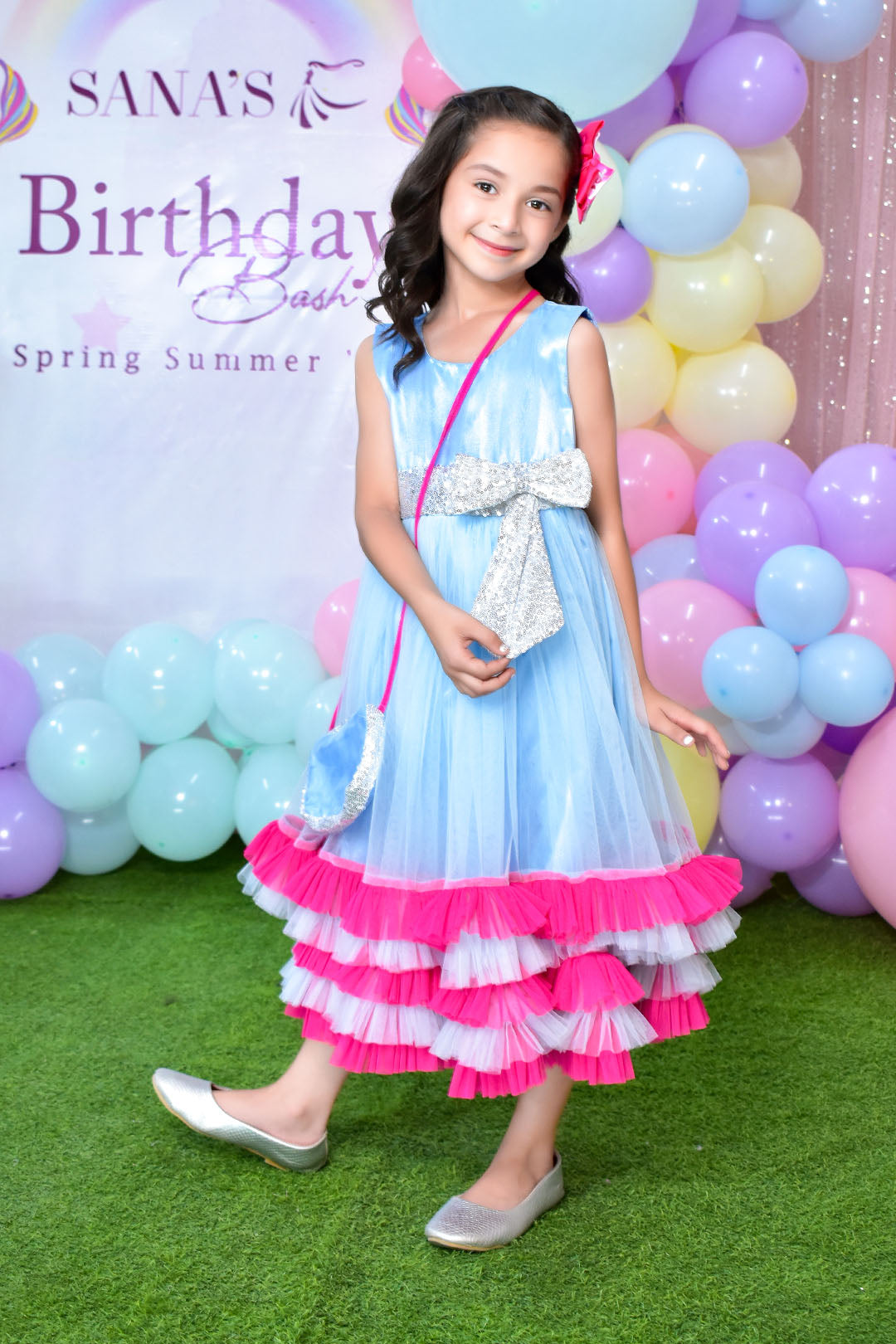 Multi Layers Net Frock | BIRTHDAY BASH | F2304