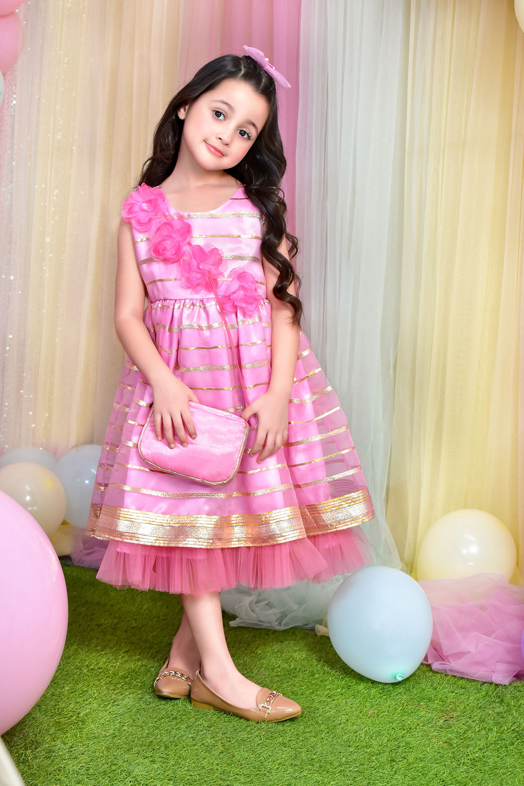 Organza Lorex Frock | BIRTHDAY BASH | F2306