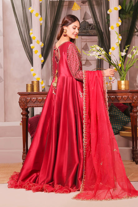 Handwork Embroidered Lychee Silk Long Maxi | SHENDI | M202355