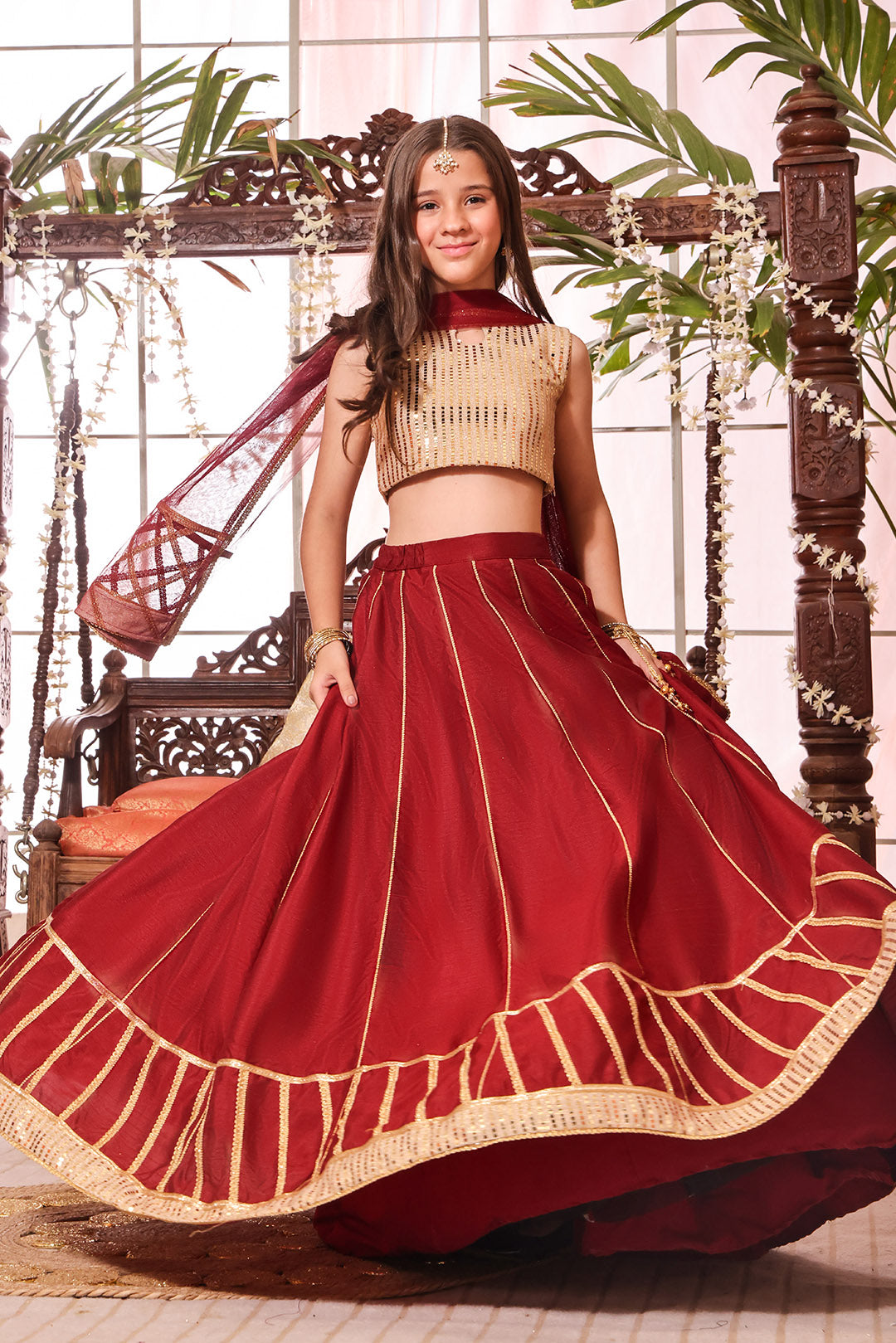 Moonlight & Raw Silk Lehenga Choli | L3200