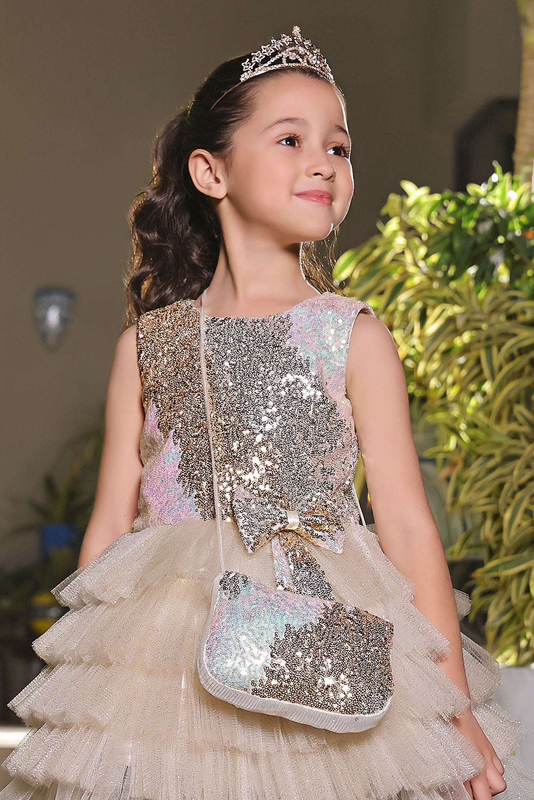 Multi Sequins Sparkling Frock | New Arrivals | F2330