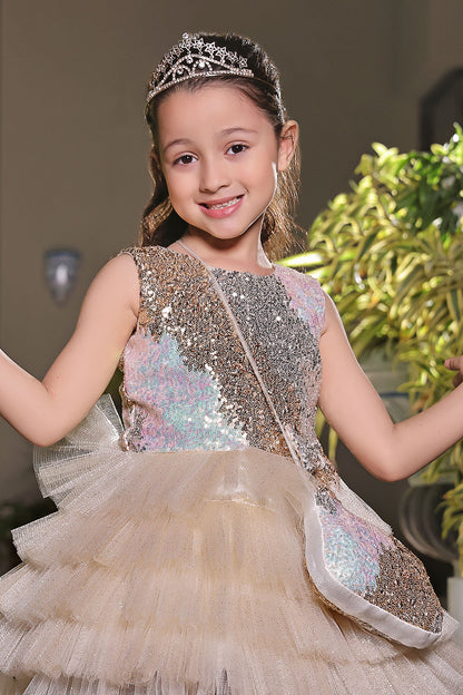 Multi Sequins Sparkling Frock | New Arrivals | F2330