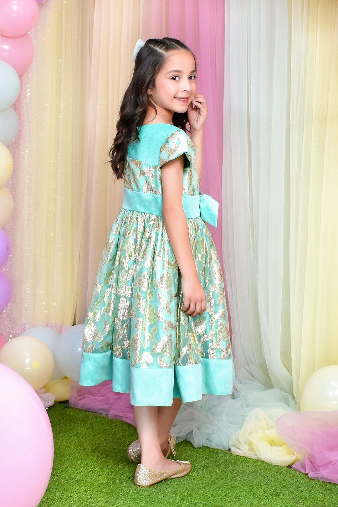 Cotton Lorex Fancy Frock | BIRTHDAY BASH | F2342