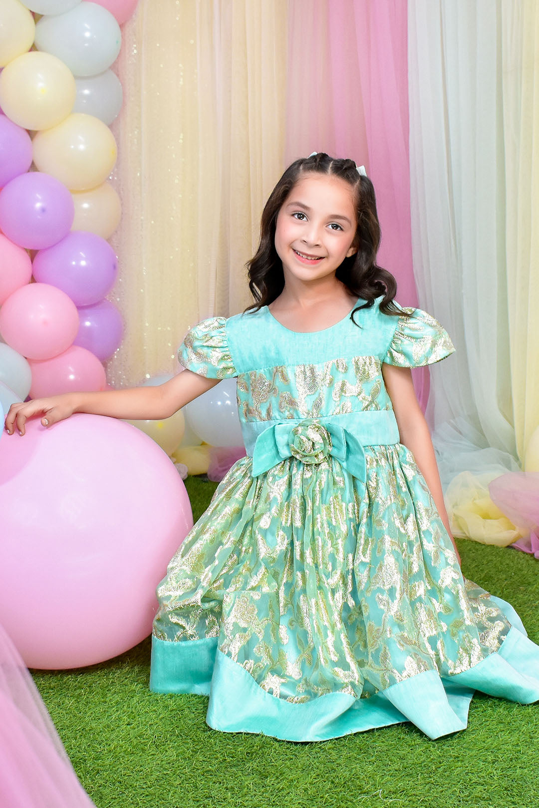 Cotton Lorex Fancy Frock | BIRTHDAY BASH | F2342