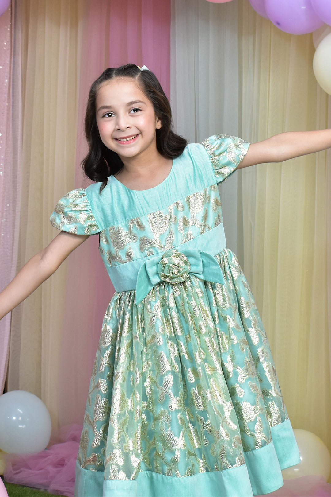 Cotton Lorex Fancy Frock | BIRTHDAY BASH | F2342