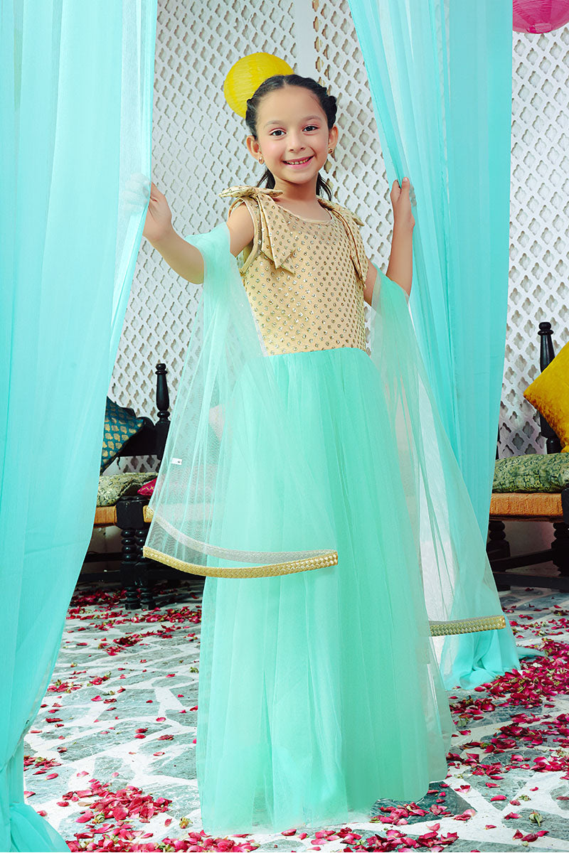 Sequins & Net Long Maxi | SHENDI | M3183 – SANA'S