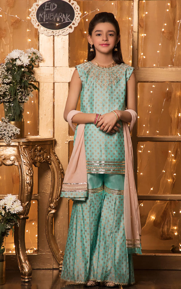 Embroidered Ethnic Gharara Suit | EG17 | G1389