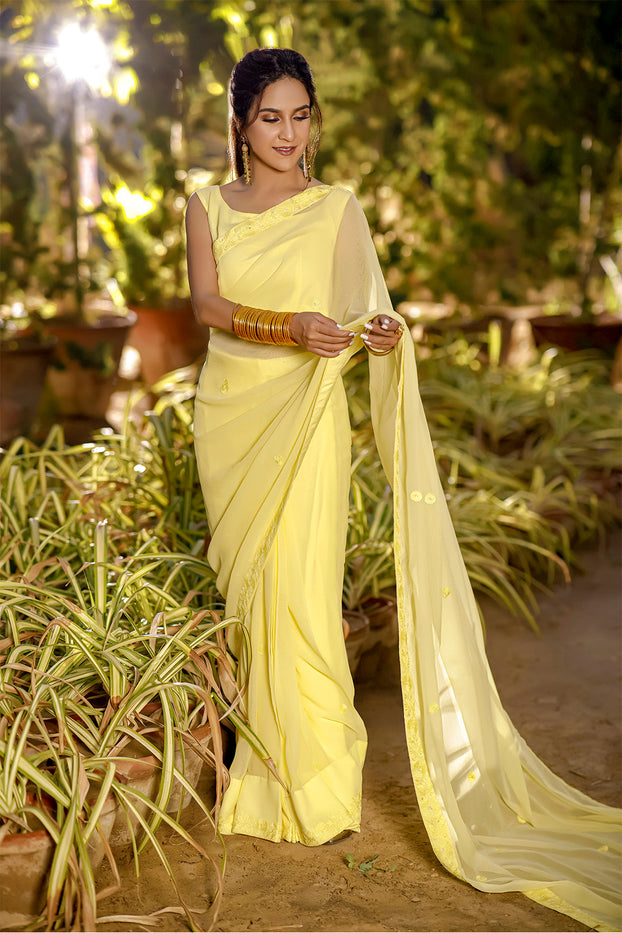 Chiffon Luxury Saree | TITLIYAN | SR202114
