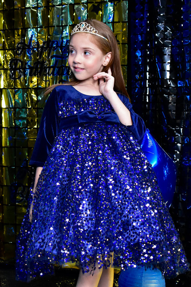 Velvet and net sales frocks