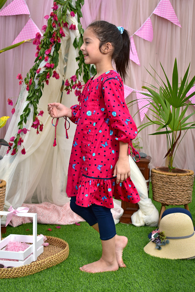Printed Cotton Dou Suit | SUMMER VIBES | S1074