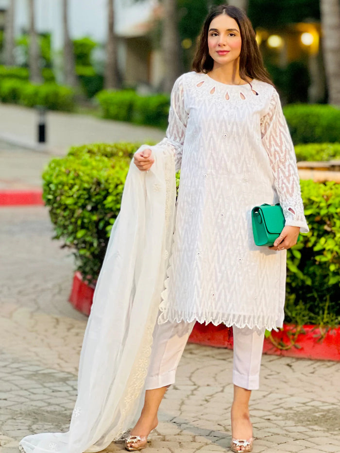 Pakistani 2025 cutwork dresses