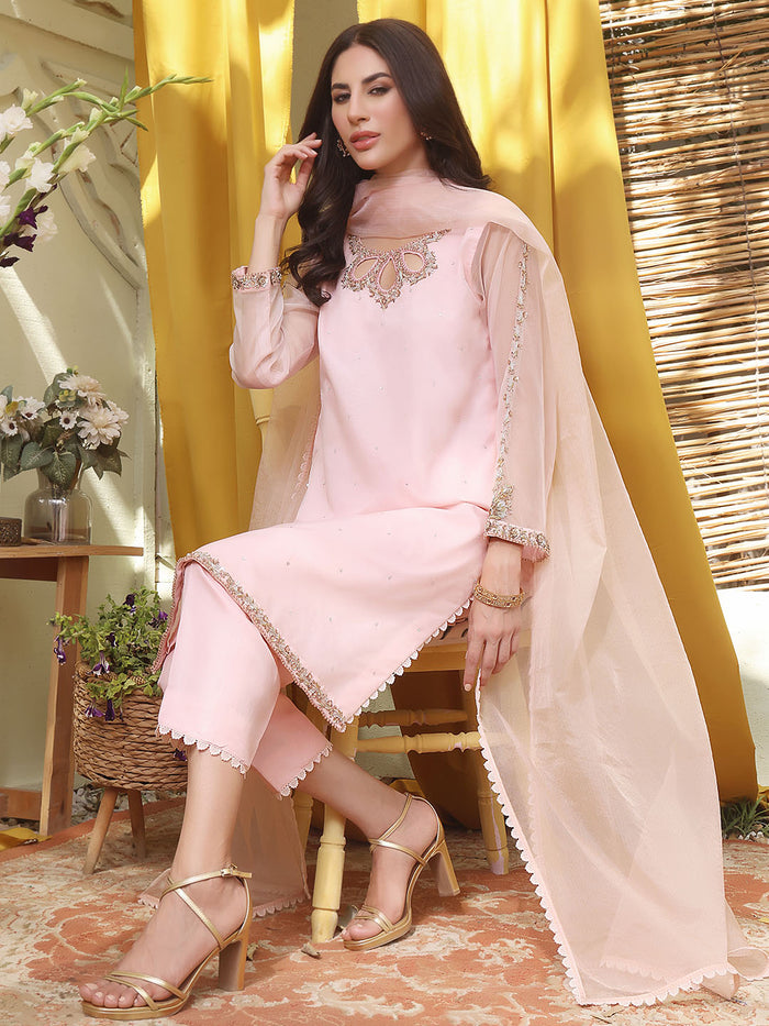 Organza Handwork Embroidered 3pc Suit | SHIREEN FESTIVE | S202259