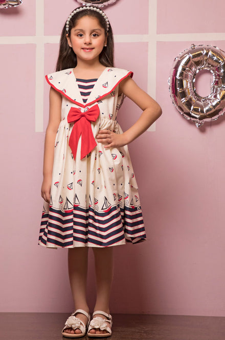 Printed Cotton Frock | EG17 | F2031