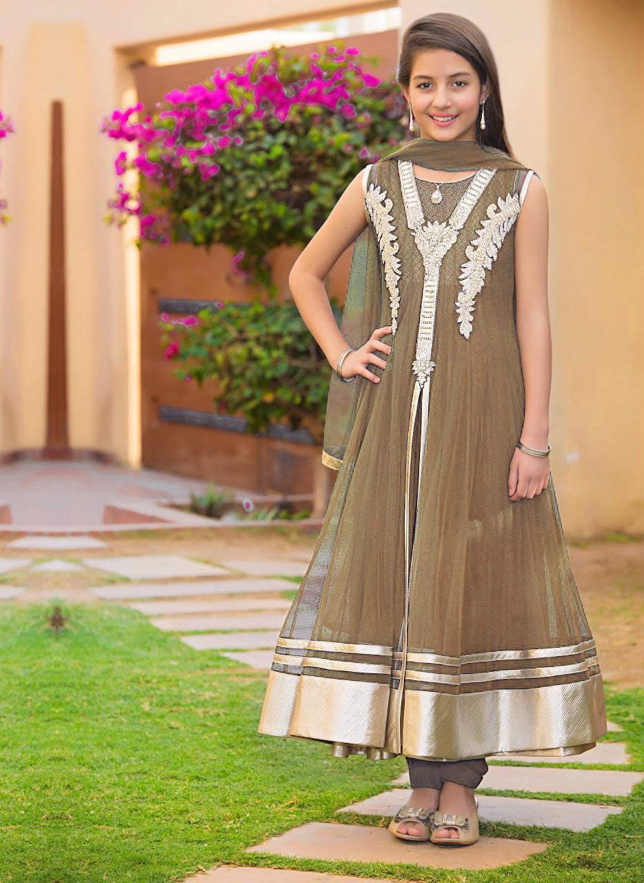 Embroidered Ethnic A Line Suit | GFC16 | A205 - SANA'S