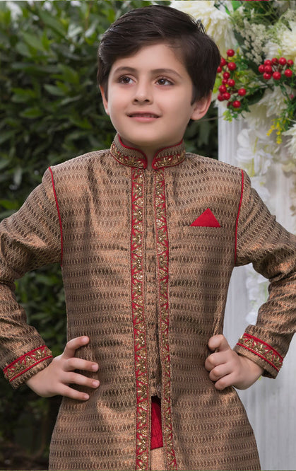 Banarsi Ethnic Dhoti Sherwani Suit | SS18 | B542 - SANA'S