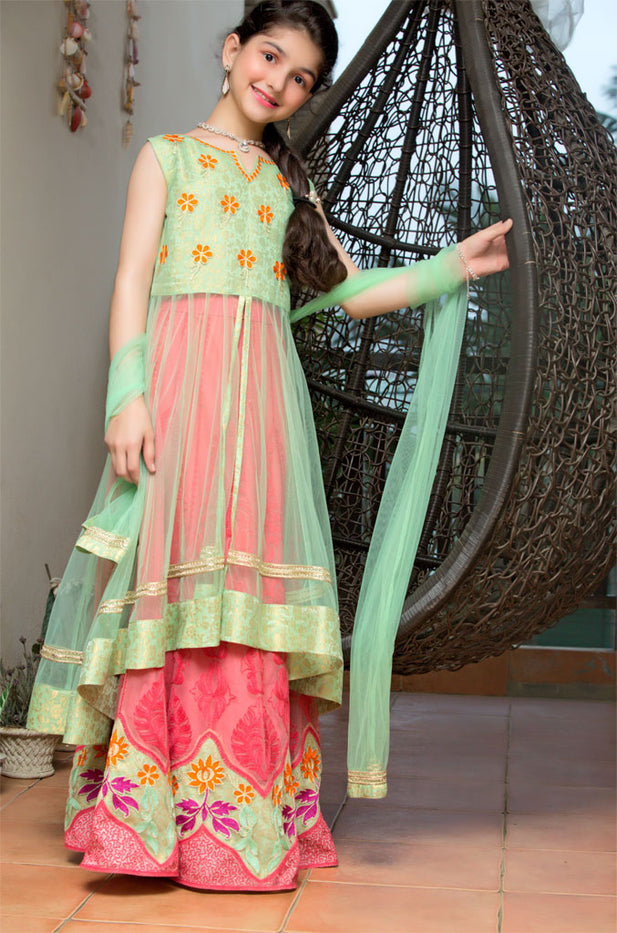 Embroidered Ethnic 3pc Suit | GFC16 | S671 - SANA'S