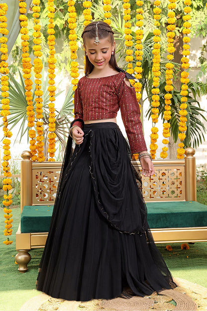 Metallic Jersey Jasmine Style Lehenga Choli | ZEENAT | L3134