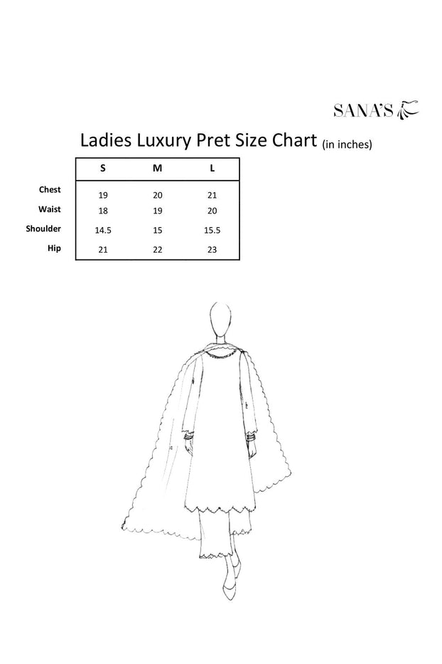 Handwork Embroidered Lychee Silk 3pc Suit | KAIRA | S202165