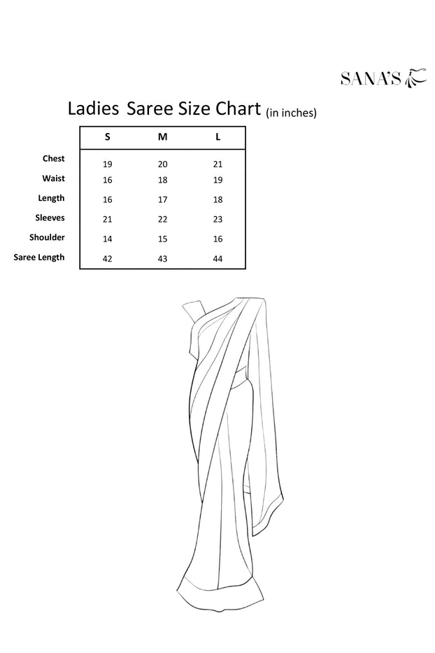 Organza Sequins Luxury Saree | TITLIYAN | SR202122